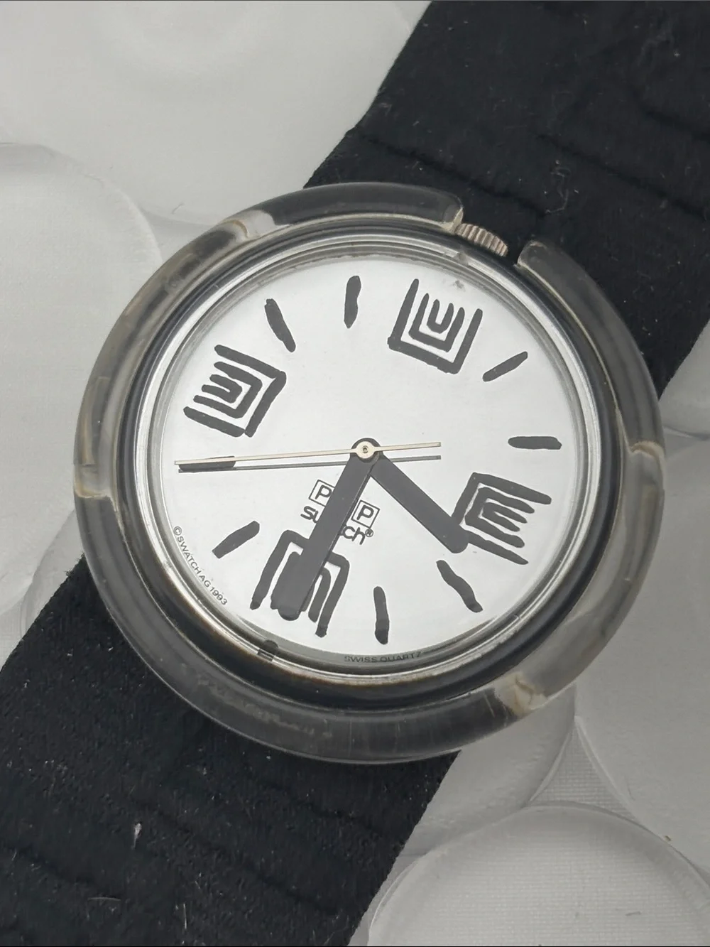 Swatch Watch - PMM102 - NIGHT BLACK